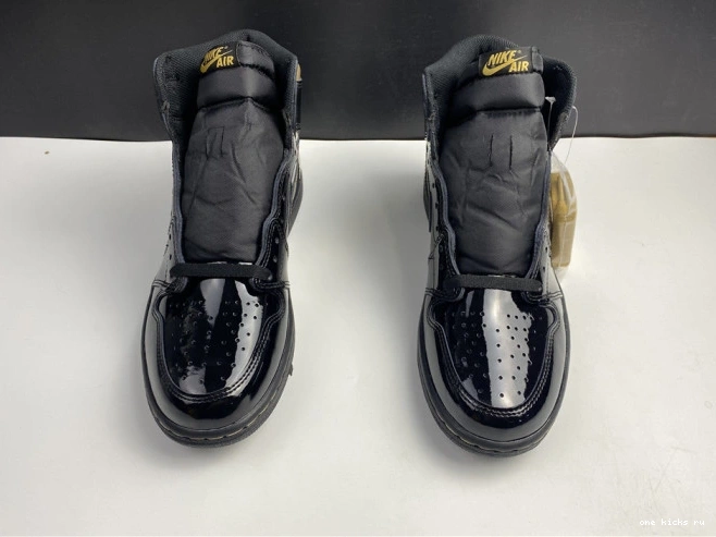 Chep Onekick 1 AIR GOLD BLACK METALLIC (2020) HIGH 555088-032 RETRO JORDAN 0823